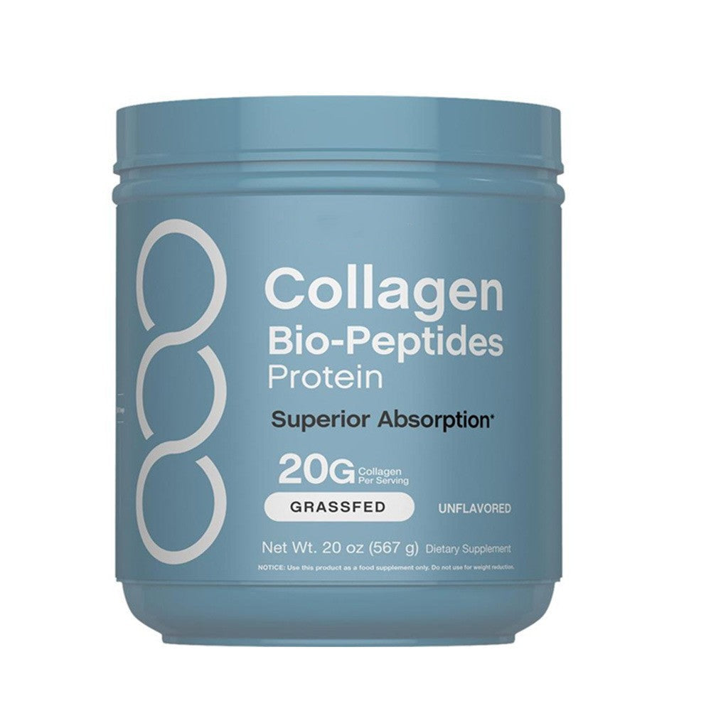 Collagen Peptides Dietary Supplement Capsules for Healthy Skin