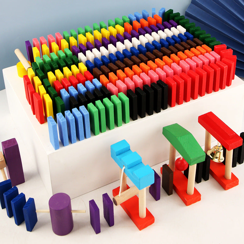 38 sets of Organs Standard Dominoes Organs Educational Toys Wooden Toys and Domino Complete Accessories