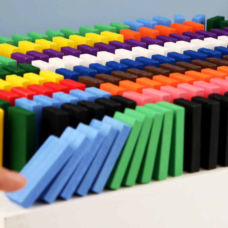 38 sets of Organs Standard Dominoes Organs Educational Toys Wooden Toys and Domino Complete Accessories