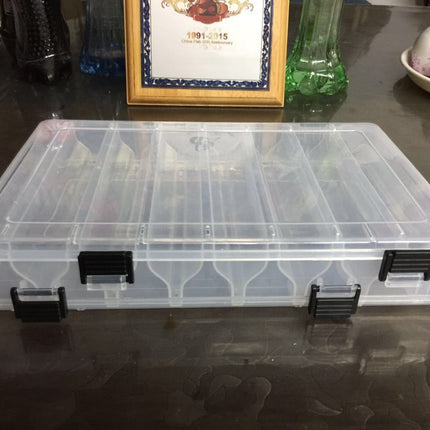 Double-Sided Double-Layer Lure Box Durable Fishing Tackle Box