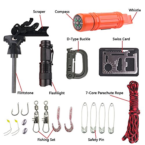 Outdoor Travel SOS Survival Tool Set Essential Adventure Gear