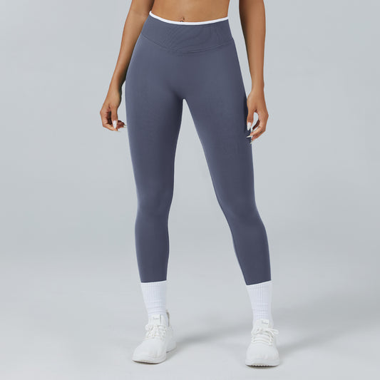 Quick-Dry High-Waisted Yoga Pants for Workout & Active Wear