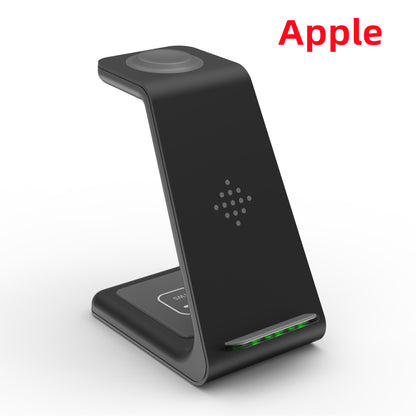 3 in 1 Fast Charging Station Wireless Charger Phone Stand