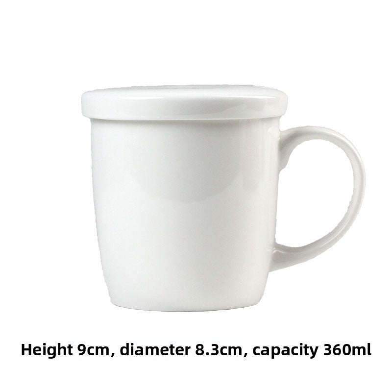 Simple Bone China Coffee Mug  Elegant & Durable Drinkware