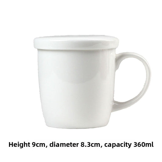 Simple Bone China Coffee Mug  Elegant & Durable Drinkware