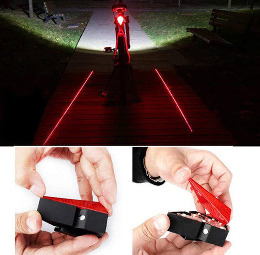 USB Charging Bicycle Tail Light Enhance Safety Warning Light