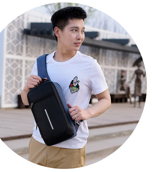 Buy Anti-theft USB Charging Chest Bag | Travel & Daily Carry