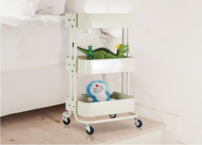 Large Home Storage Trolley – Rolling Kitchen Organizer Cart