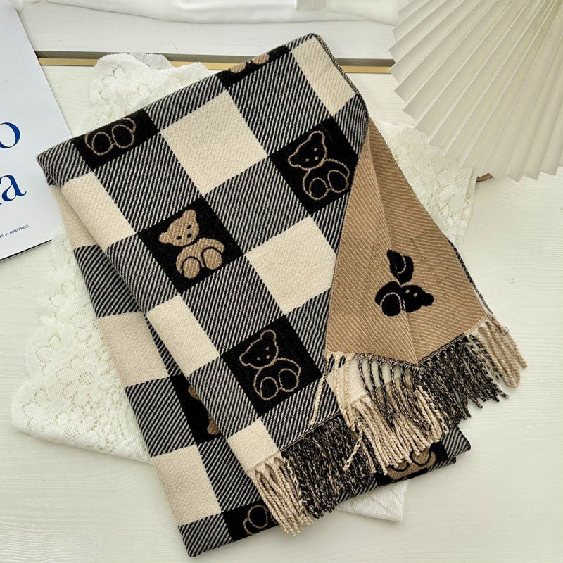 Buy Stylish Versatile Warm Womens Faux Cashmere Scarf for Winter
