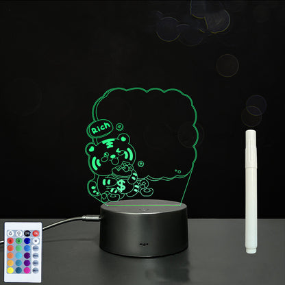 3D Acrylic Handwriting LED Message Board for Creative Decor globalswanky 03