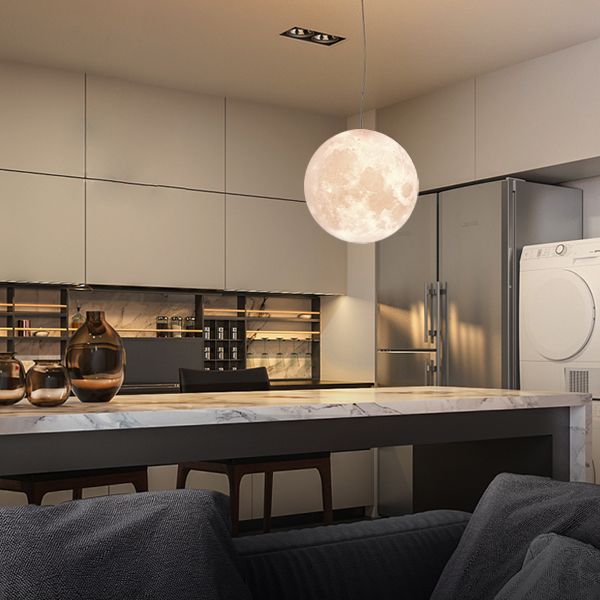 3D Chandelier Bedroom Lamp – Single Head Restaurant Hanging Light global swanky 2