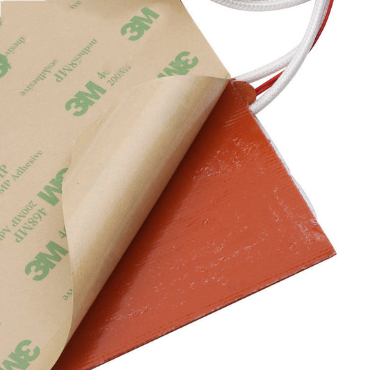 3D Printer Hot Bed Silicone Rubber Heating Pad Accessory globalswanky 03