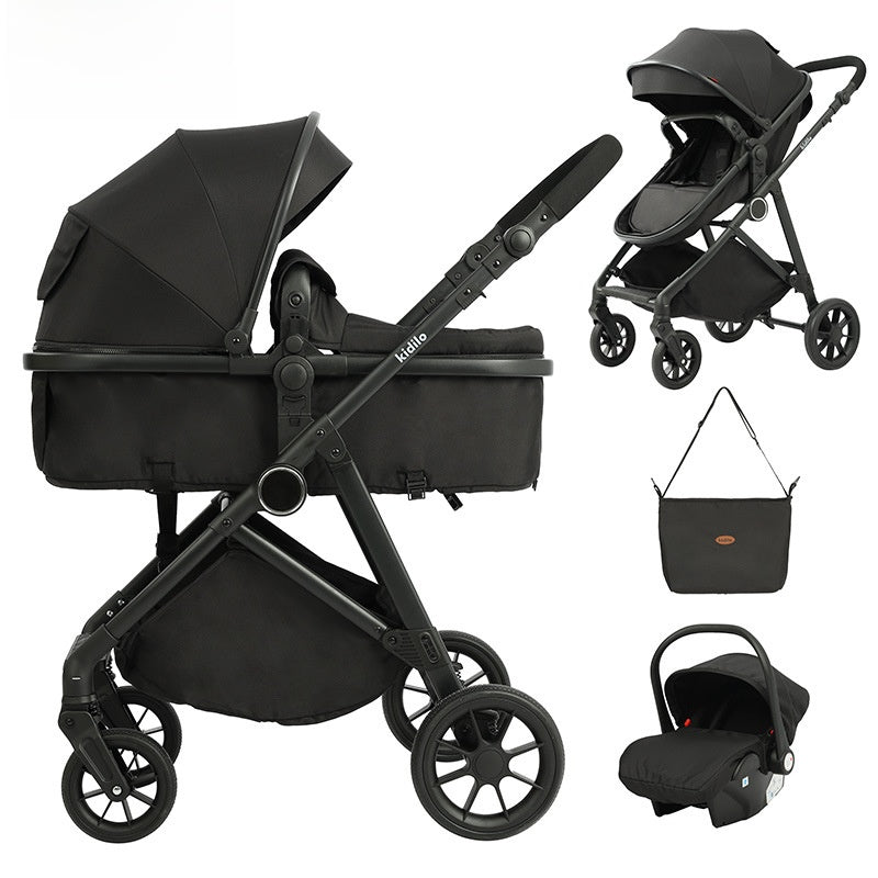 3-in-1 Adjustable Baby Stroller with Car Seat