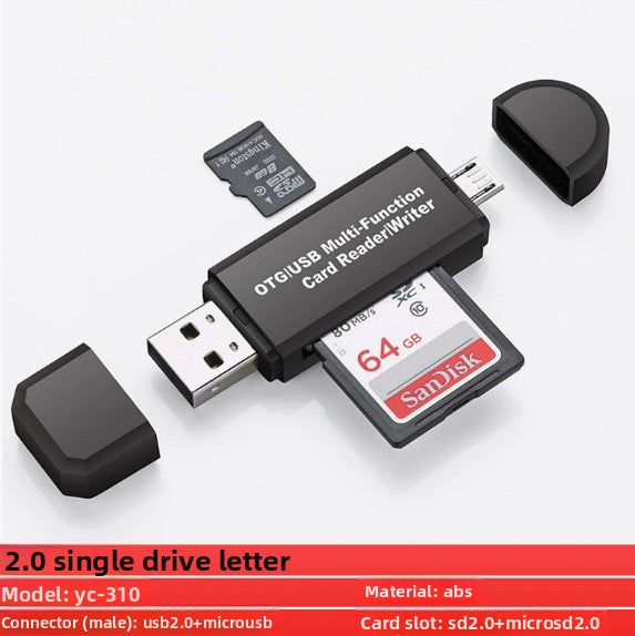3-in-1 card reader