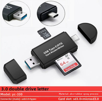 3-in-1 card reader