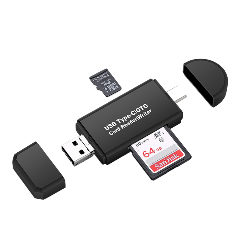 3-in-1 card reader