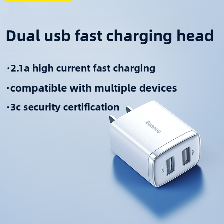 3-in-1 Charger with Data Cable and Triple-Output Charging Head