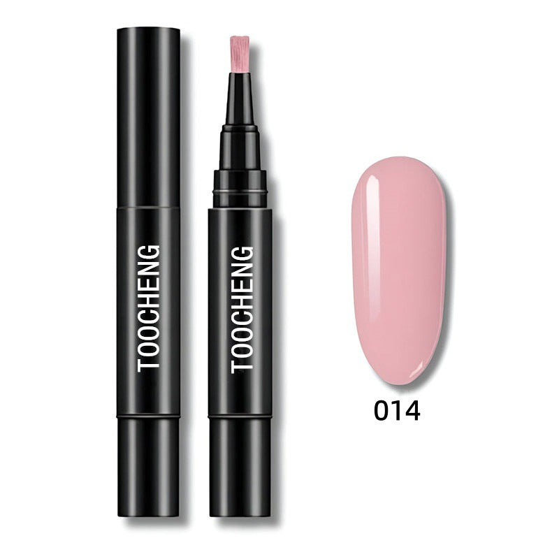3-in-1 Nail Polish Gel Pen with Quick Dry Long Lasting Effect