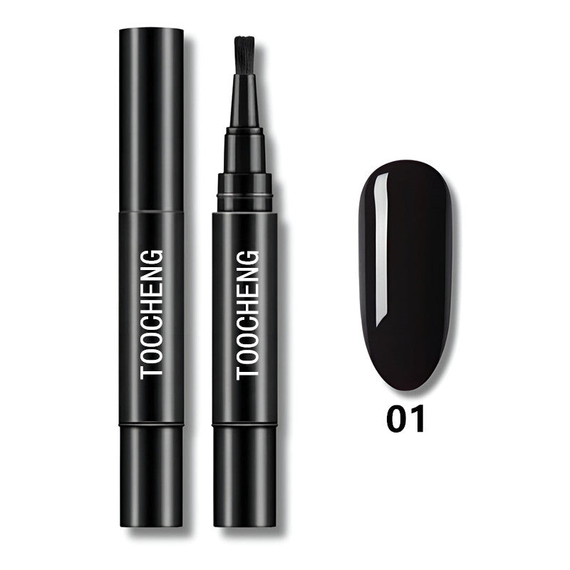 3-in-1 Nail Polish Gel Pen with Quick Dry Long Lasting Effect