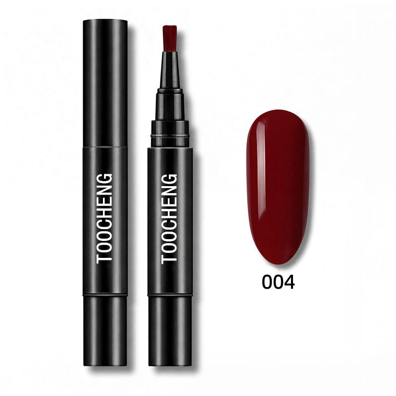 3-in-1 Nail Polish Gel Pen with Quick Dry Long Lasting Effect