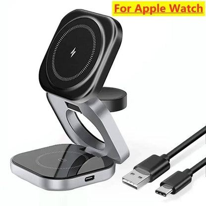 3-in-1 Wireless Magnetic Charging Stand