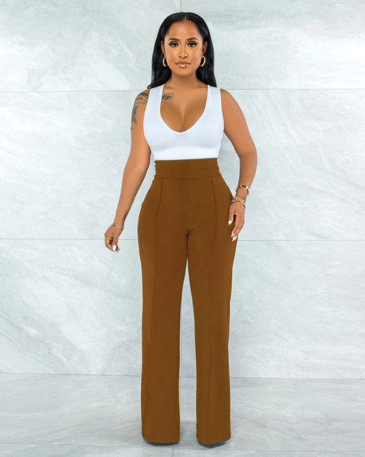 Buy Fashionable Straight-Leg Pants With a Back Zipper for Women
