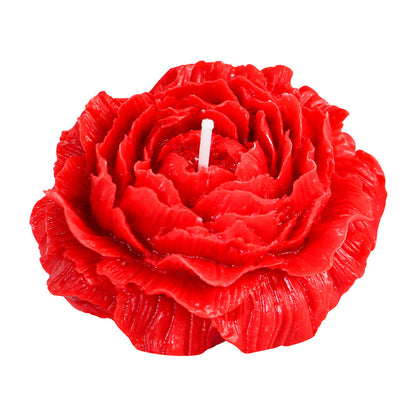 Peony Flower Silicone Mold for DIY Candles Craft Decor Uses