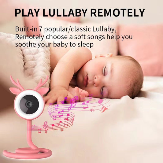 HD Baby Monitor with Clear Video Screen for Nursery Care