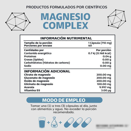 Magnesium Complex Capsules – Supports Muscle & Nerve Health
