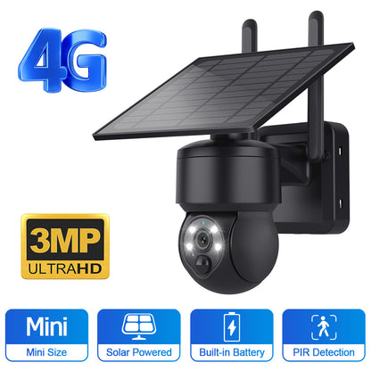 Solar 4G Outdoor Security Camera for All-Weather Protection