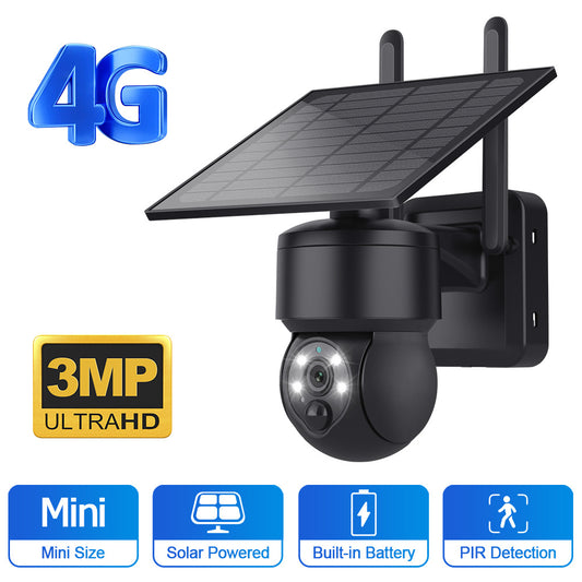 Solar 4G Outdoor Security Camera for All-Weather Protection