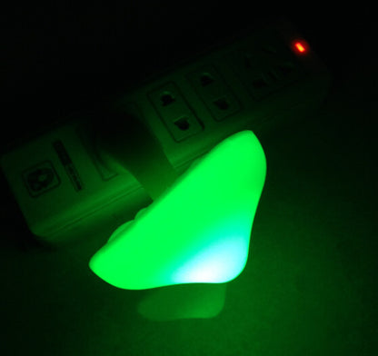 Buy LED Night Light Mushroom Lamp – Wall Socket Warm White Light