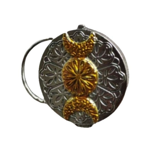 Buy Triple Moon Silver Locket with Tree of Life Pendant