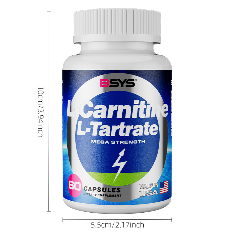 BSYS L-Carnitine L-Tartrate 60's for Exercise and Vitality