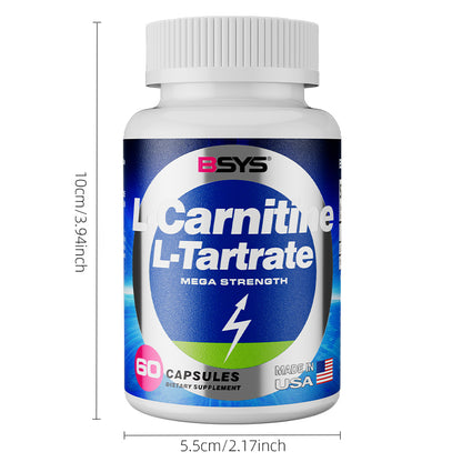 BSYS L-Carnitine L-Tartrate 60's for Exercise and Vitality