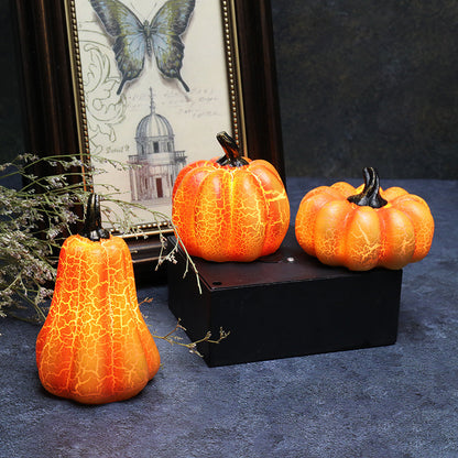 Buy Halloween LED Pumpkin Lantern Resin Candle Light Decor