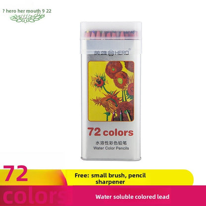 Water Soluble Oil Based Colored Pencils for Art and Drawing