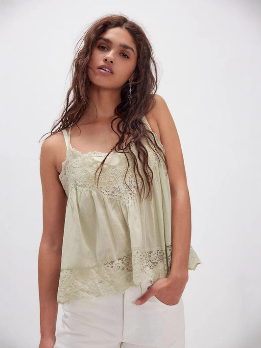 Buy Women's Solid Color Lace Camisole Vest Stylish & Versatile