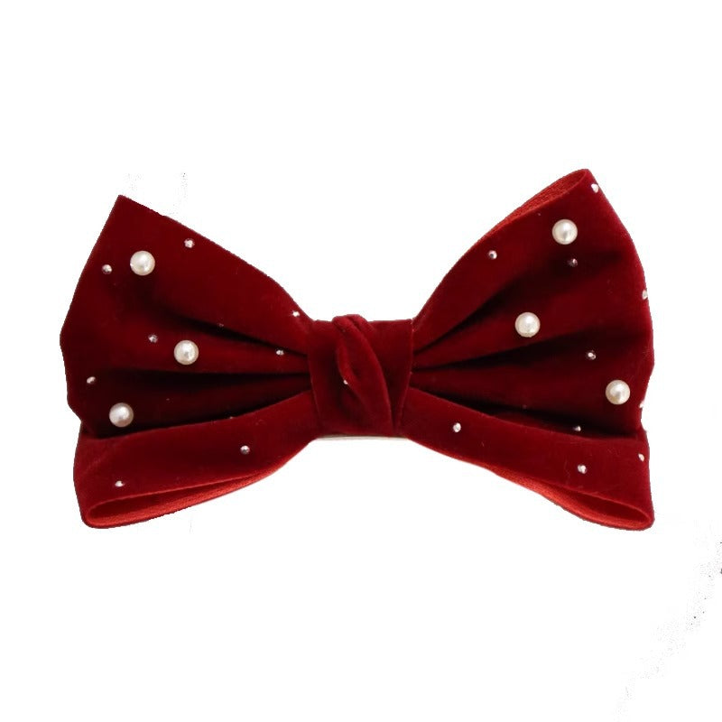 Buy Spring Summer Pearl Bow Hair Clip for Girls Online