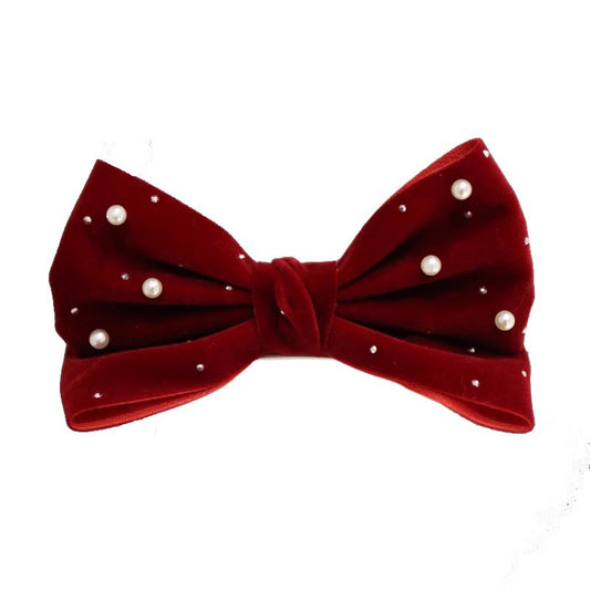 Buy Spring Summer Pearl Bow Hair Clip for Girls Online