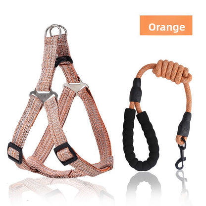 Adjustable Dog Harness Leash with Anti-Pull Comfort Fit Now