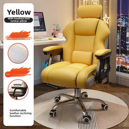 Adjustable Lumbar Support Ergonomic Office Chair for Comfort