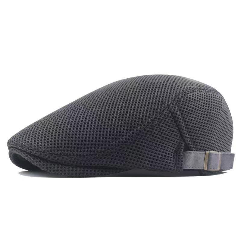 Buy Korean Style Beret Hat – Solid Color Trendy Sun Cap for Men
