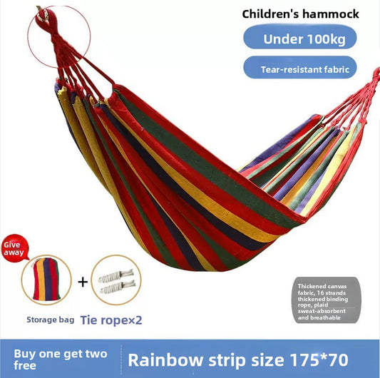 Portable Outdoor Camping Hammock for Travel & Hiking Comfort