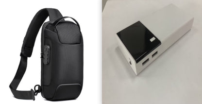 20000mAh Power Bank – Black Rice Customized Portable Charger