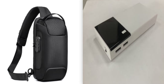 20000mAh Power Bank – Black Rice Customized Portable Charger