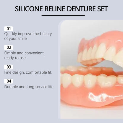 Silicone Denture Plates for Comfortable Smile Support and Fit