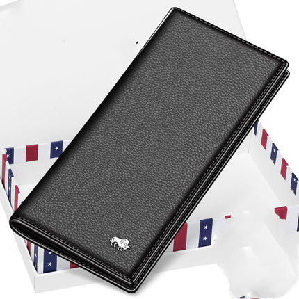 Buy American Bison Men’s Long Leather Wallet – Stylish & Durable