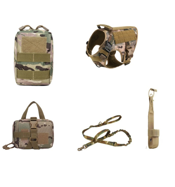 Buy Pet Dog Harness Tactical K9 Training Vest and Leash Set