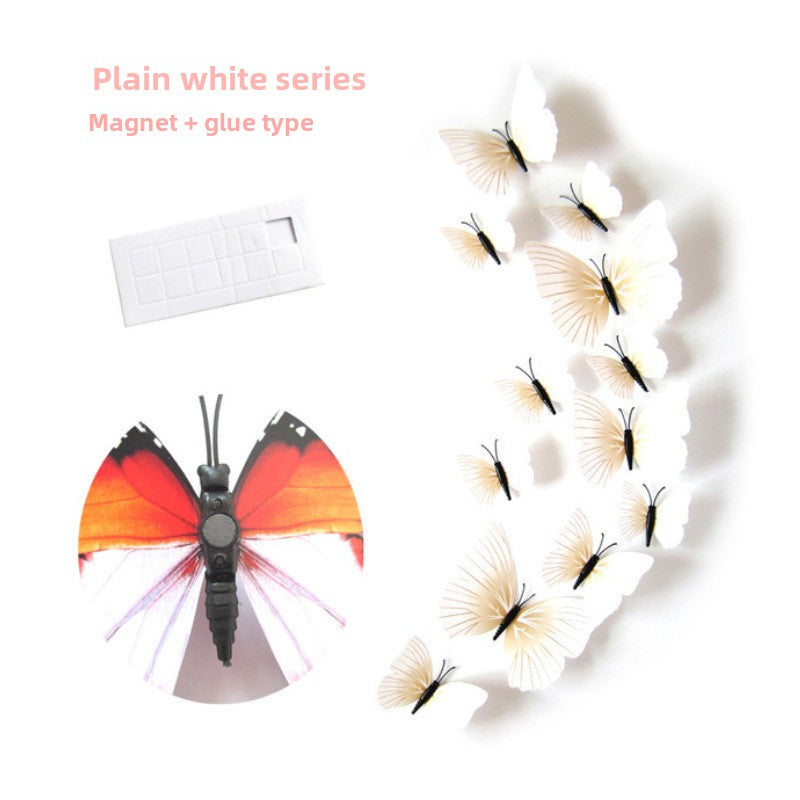 3D Adjustable Wing Butterfly Fridge Magnets Set